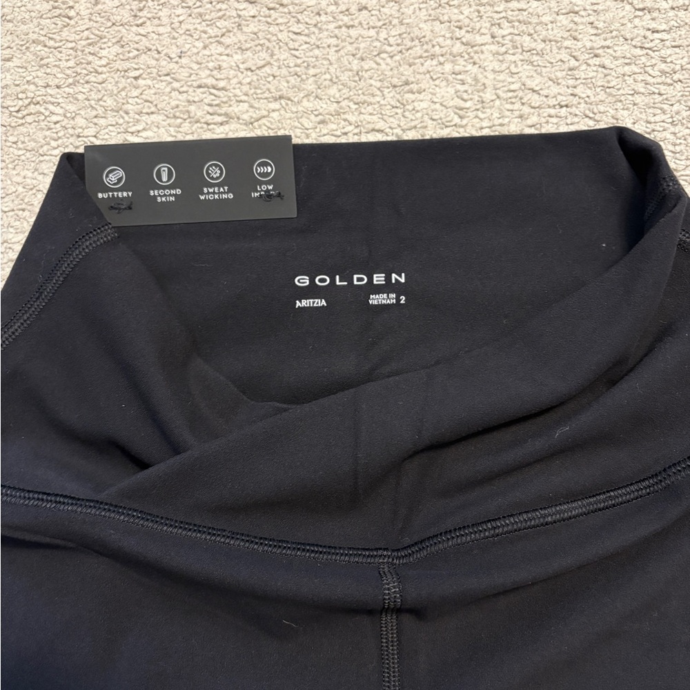 Aritzia Golden Butter Crossover Flare Leggings